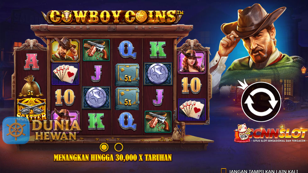 Menangkan Harta Karun di Game Slot Cowboy Coins