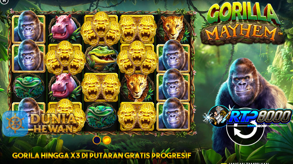Gorilla Mayhem: Sensasi Slot Penuh Aksi dan Hadiah Besar!