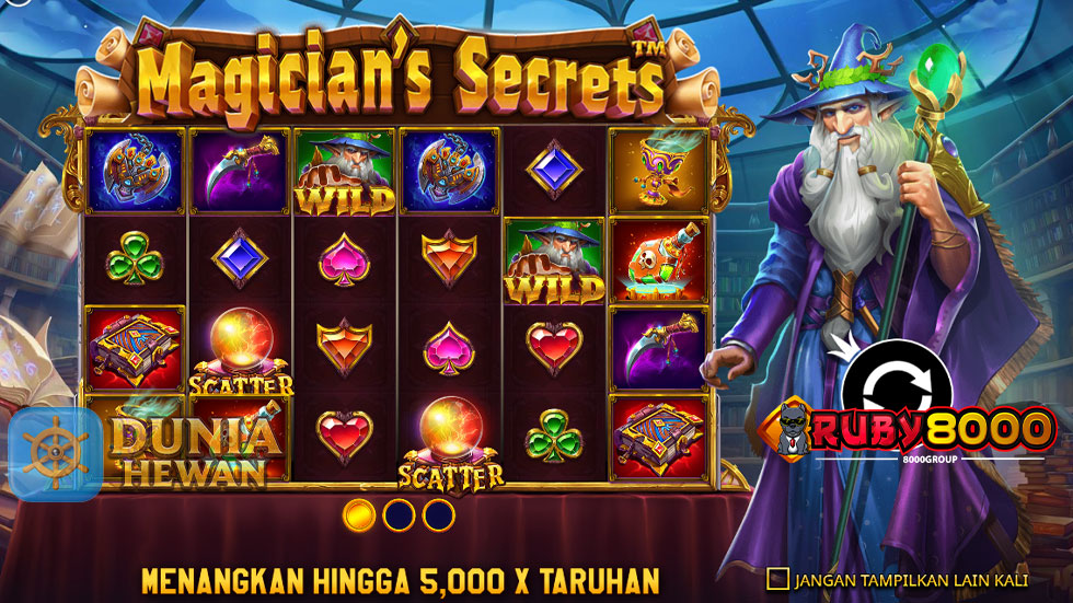 Rasakan Maxwin di Permainan Magicians Secrets yang Viral