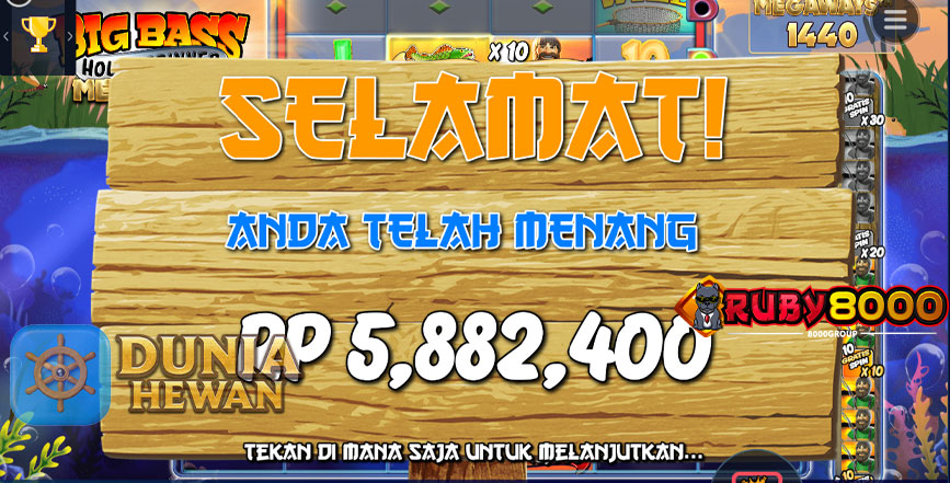 Big Bass Hold & Spinner Megaways di Situs Slot Online Gacor
