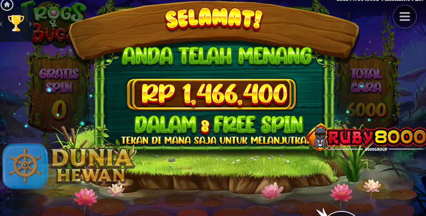 Raih Keberuntungan dengan Frogs & Bugs Slot