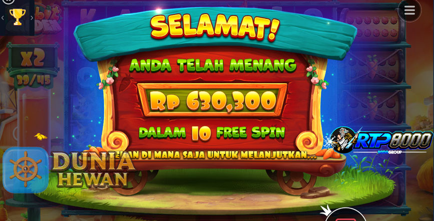 Raih Jackpot dan Bonus di Rabbit Garden Slot Terpercaya