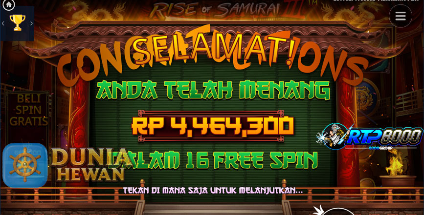 Mainkan Slot Rise of Samurai III dan Menangkan Hadiah Besar