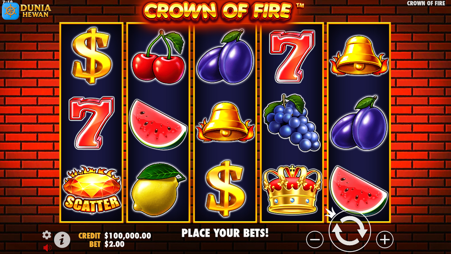 Slot Crown of Fire: Dapatkan Kemenangan Panasmu Sekarang