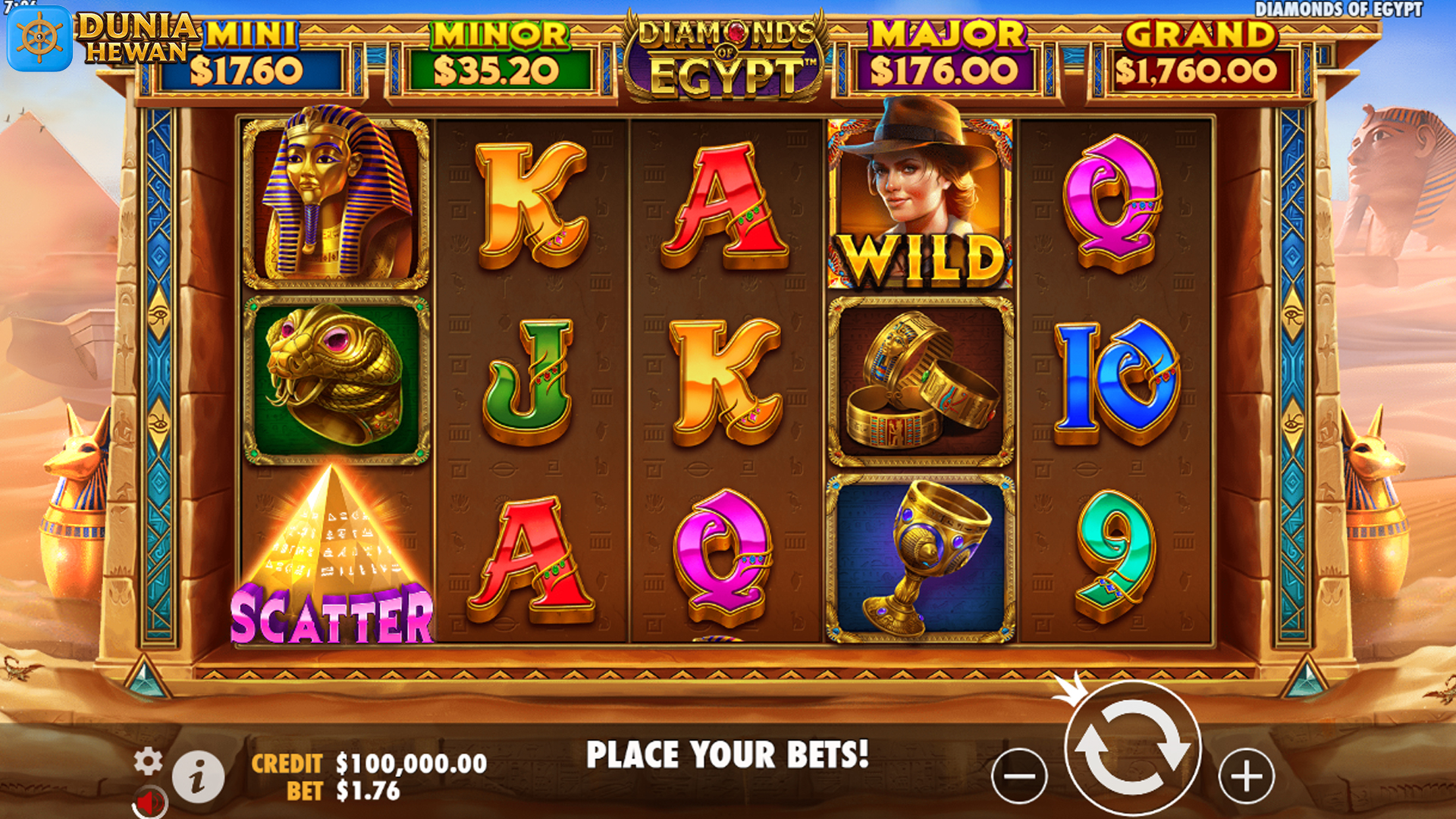 Raih Harta Firaun! Rahasia Kemenangan Slot Diamonds of Egypt