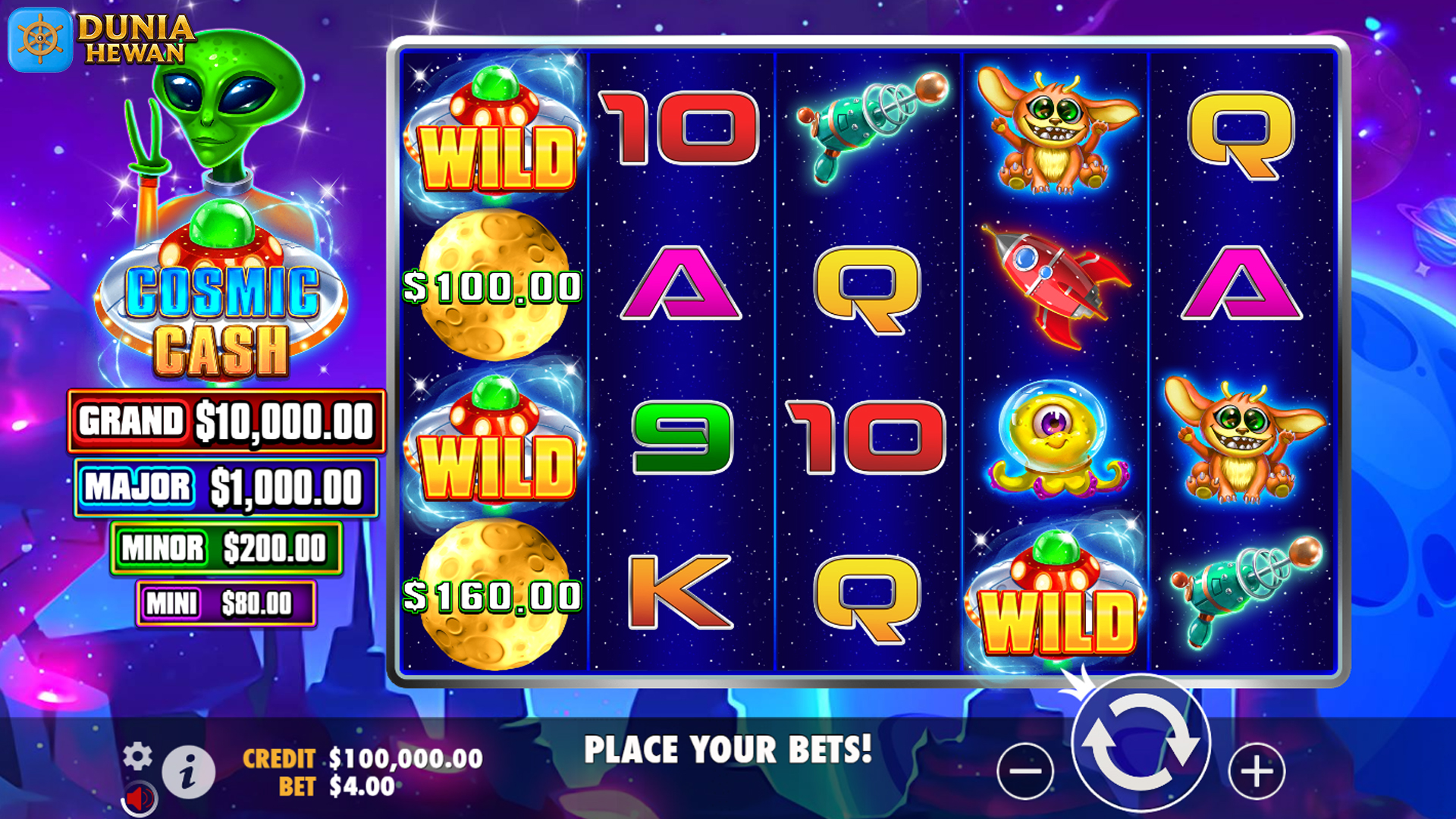 Cosmic Cash Slot: Jelajahi Keberuntungan di Situs Bandar Online