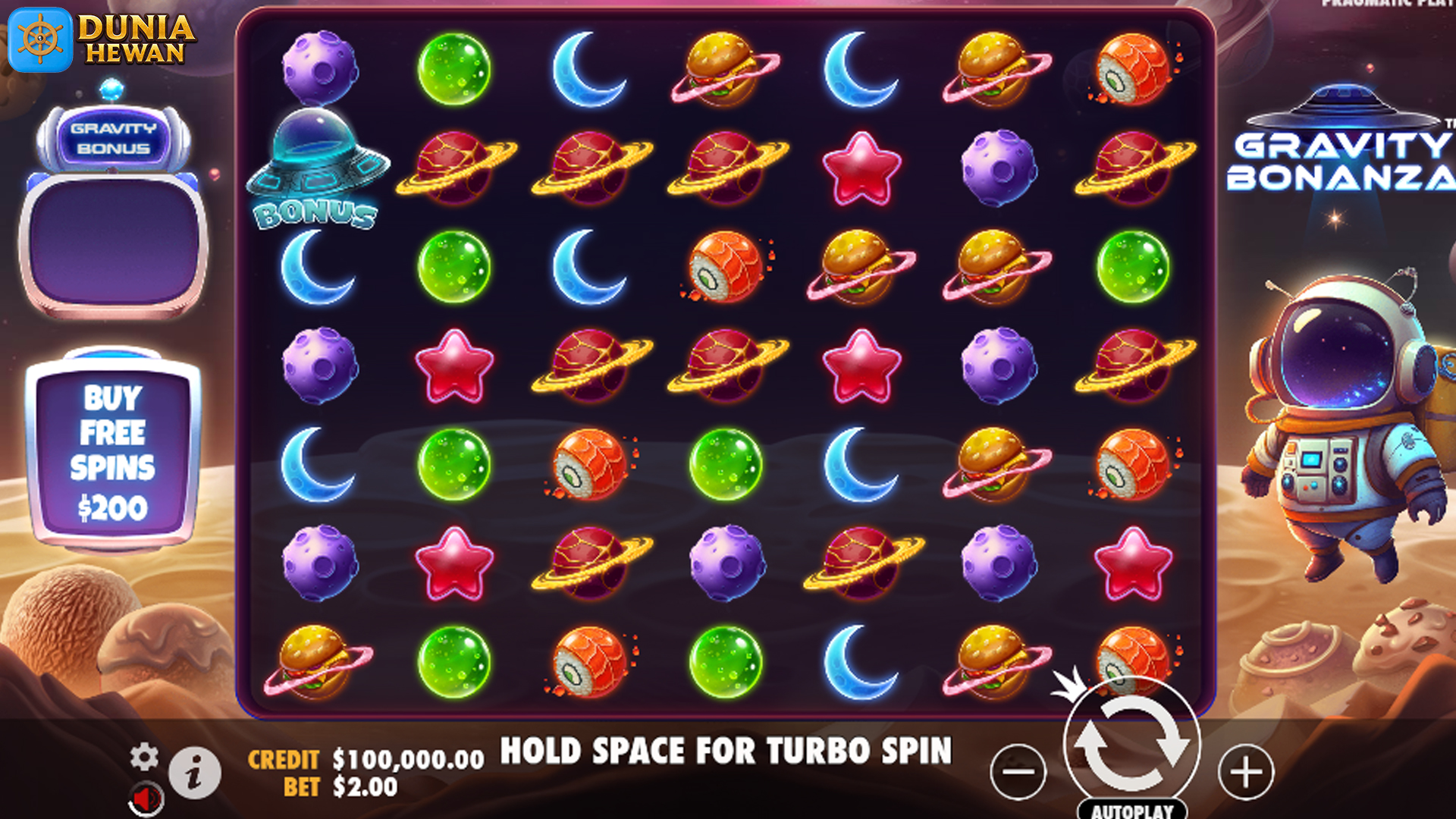 Game Slot Online Gravity Bonanza: Cuan Mengalir dari Langit
