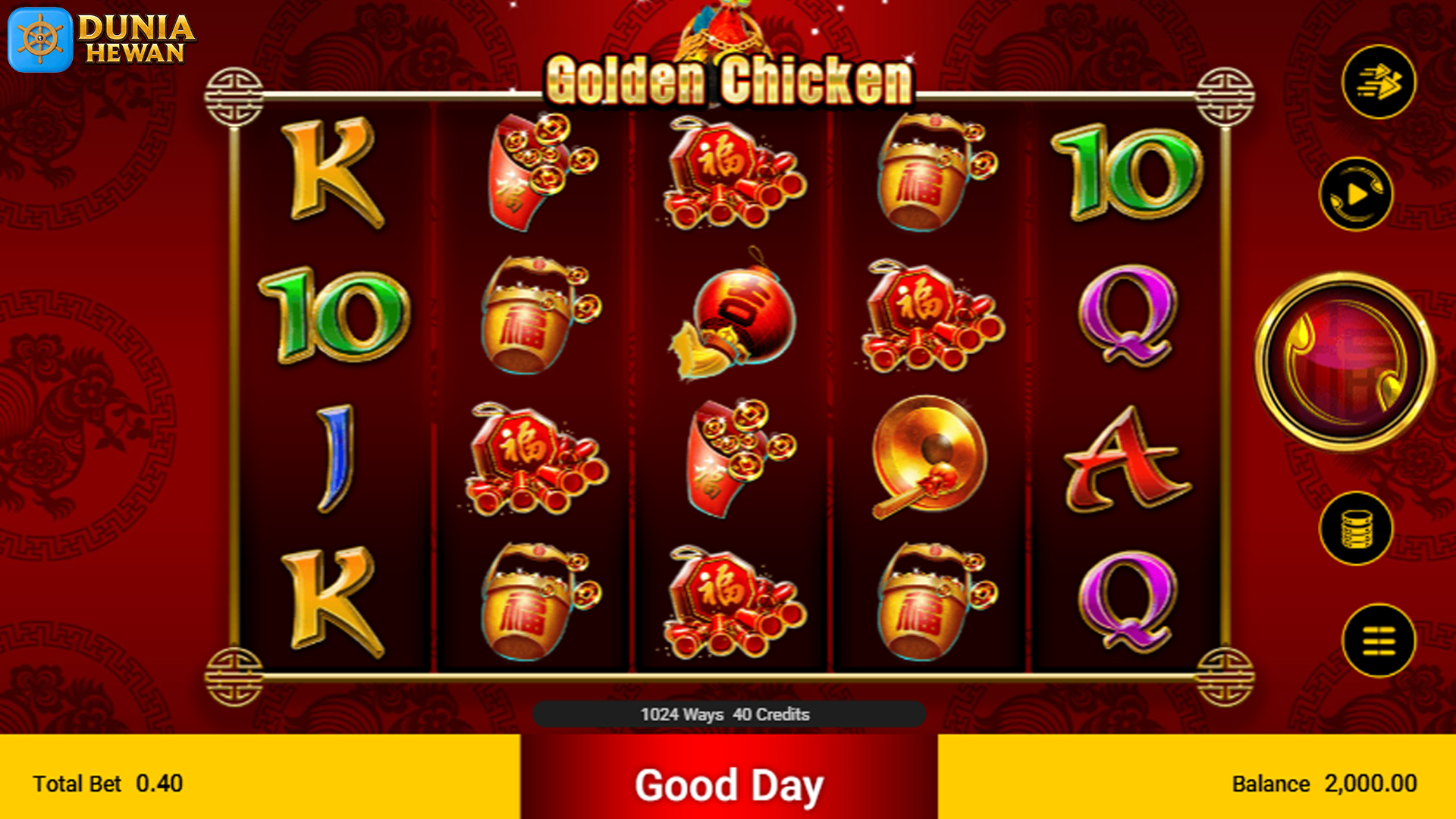 Mainkan Golden Chicken dengan Slot Deposit Dana Mudah