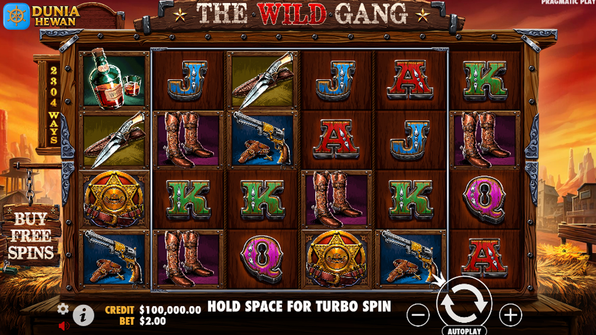 Slot Dana Membara oleh Aksi Gila Slot Online The Wild Gang