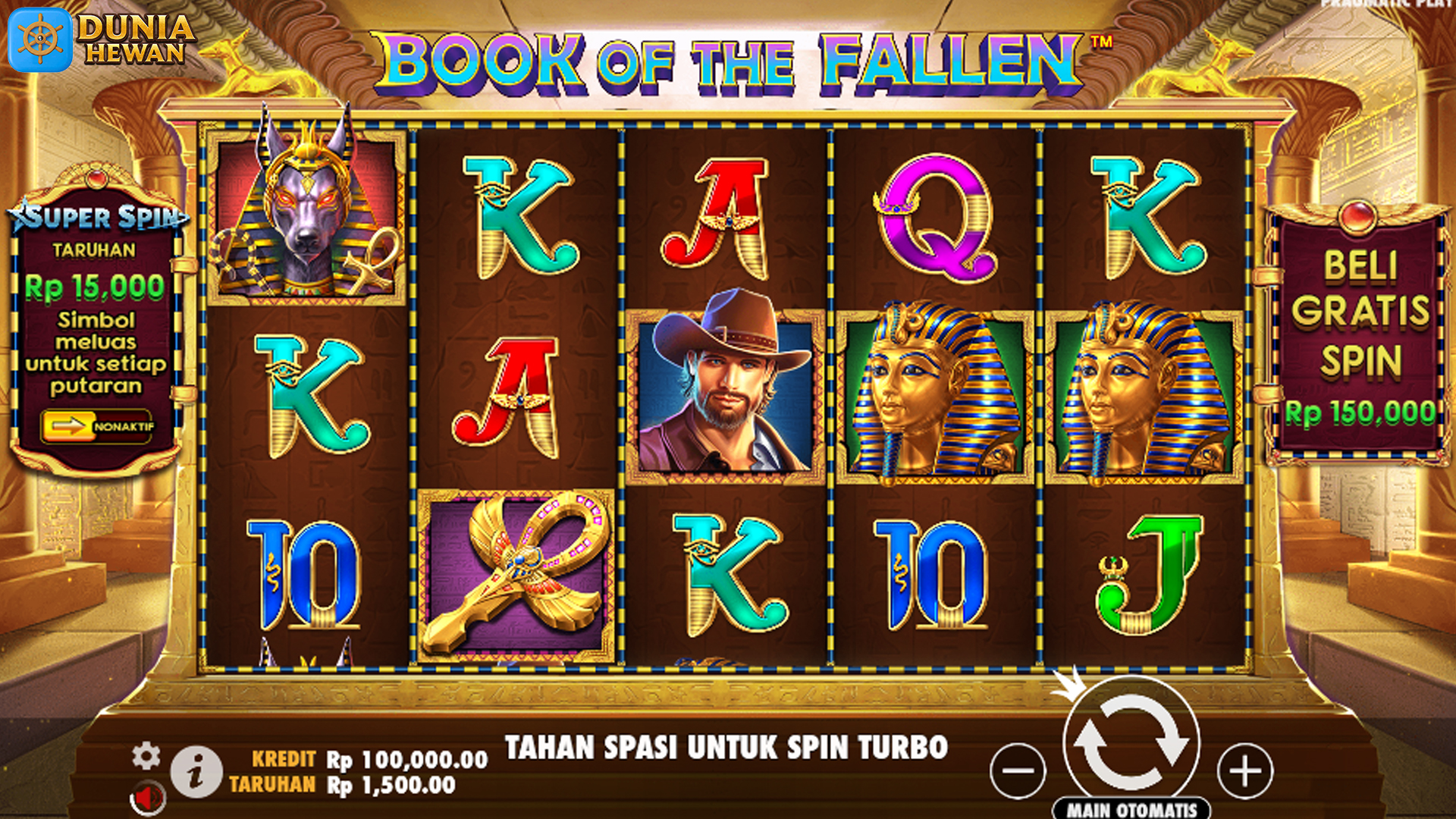 Book Of Fallen di Demo Slot Zeus Bikin Pemain Auto Betah
