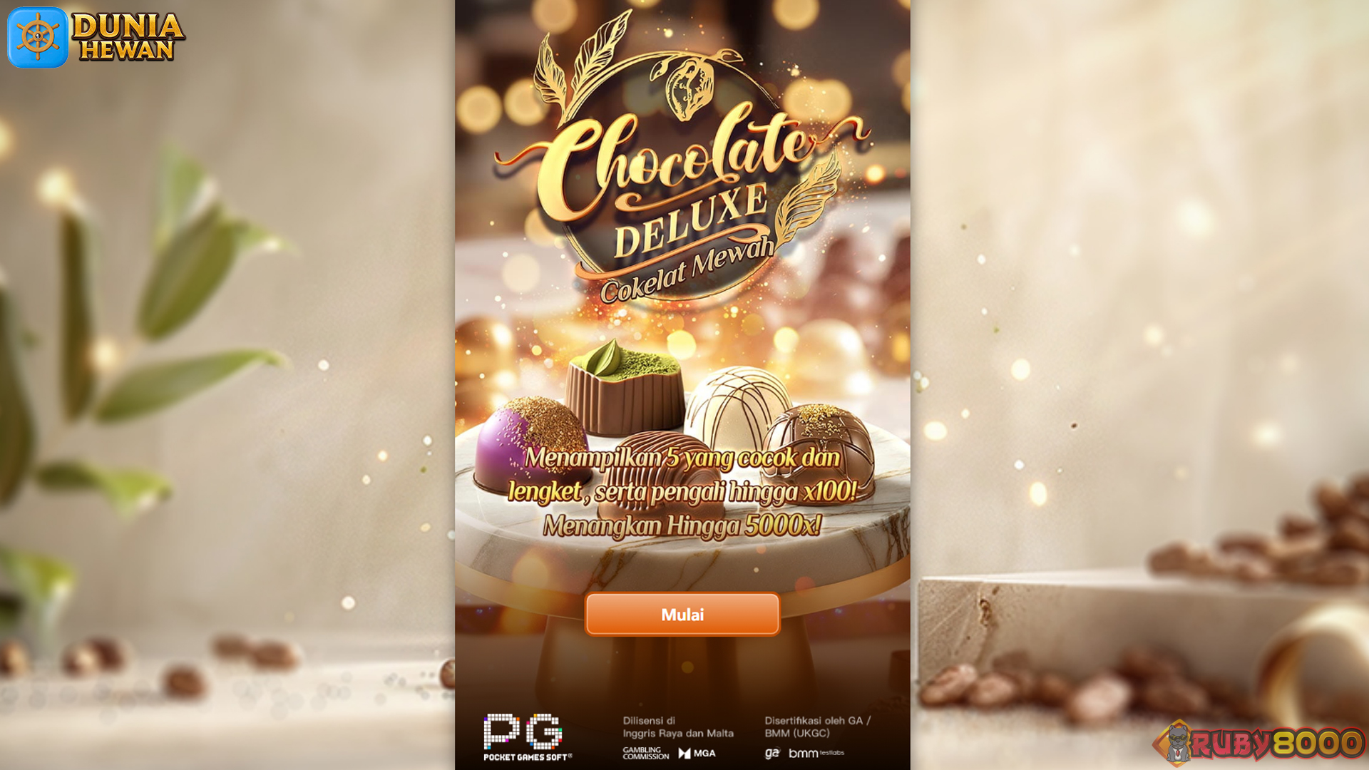 Rtp Tertinggi Chocolate Deluxe Cuma di Ruby8000 Login Resmi