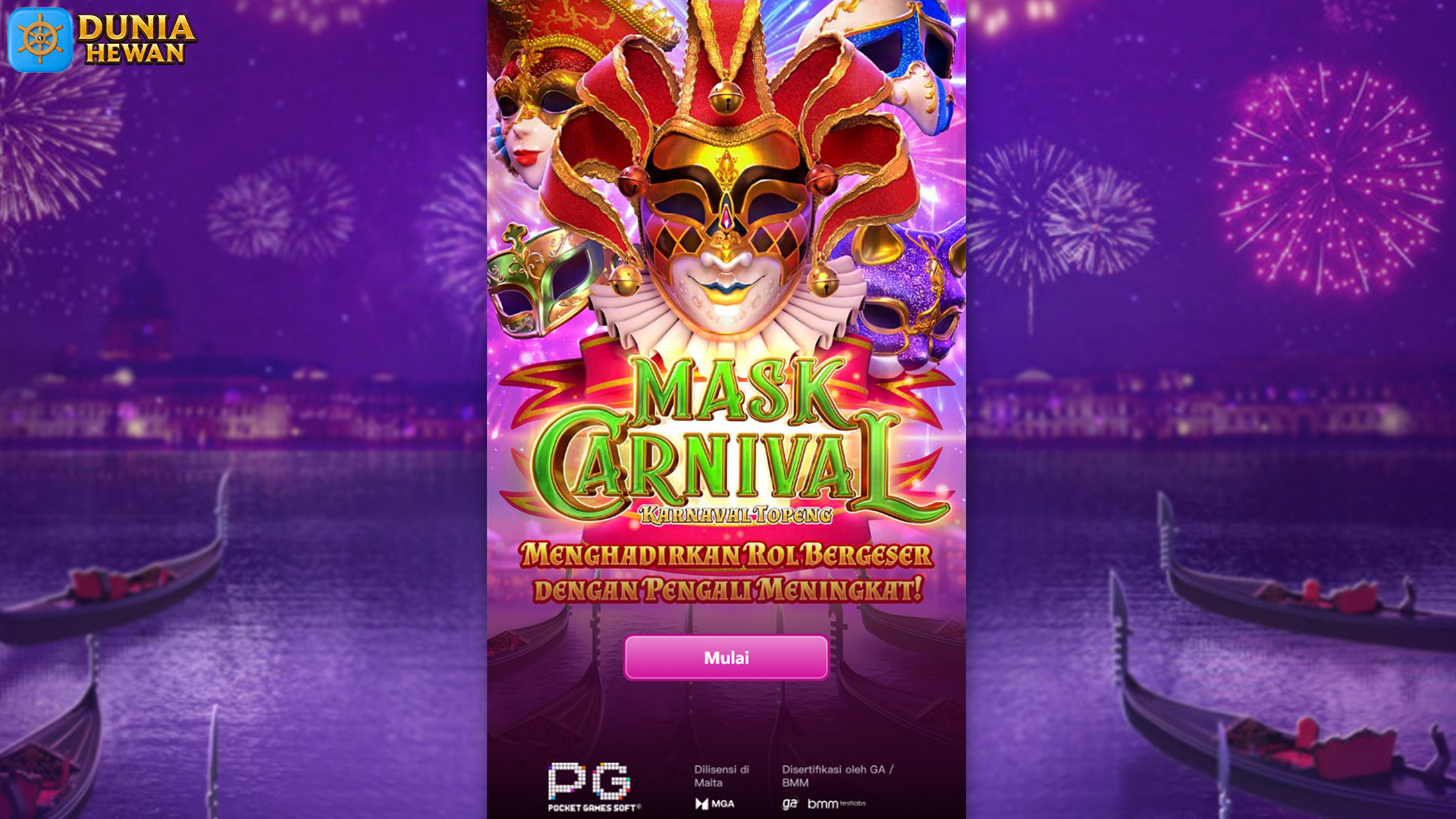 Slot Indonesia 2025 dengan Mask Carnival Sensasi Penuh Kejutan!
