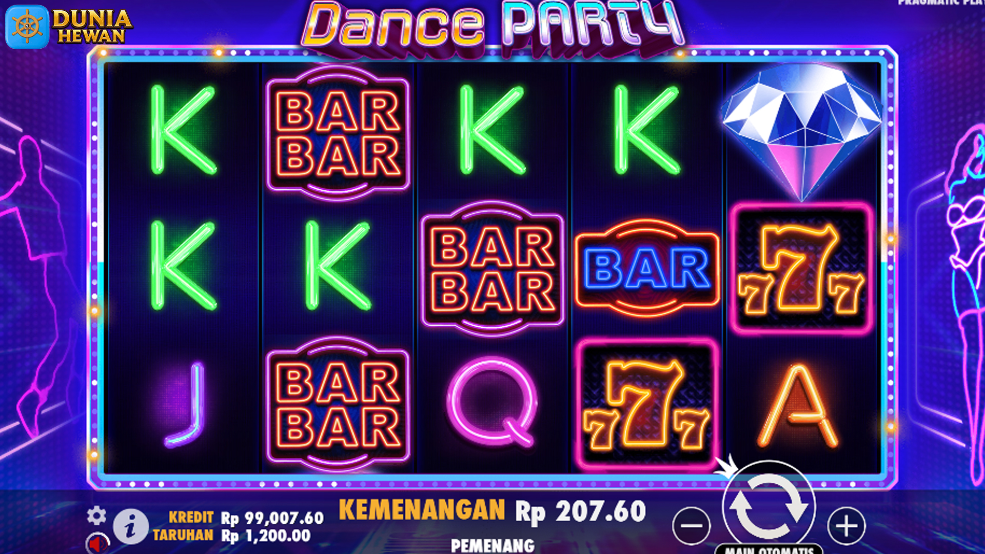 Dari Nol Jadi Sultan! Trik Gacor Dance Party di Slot Indonesia