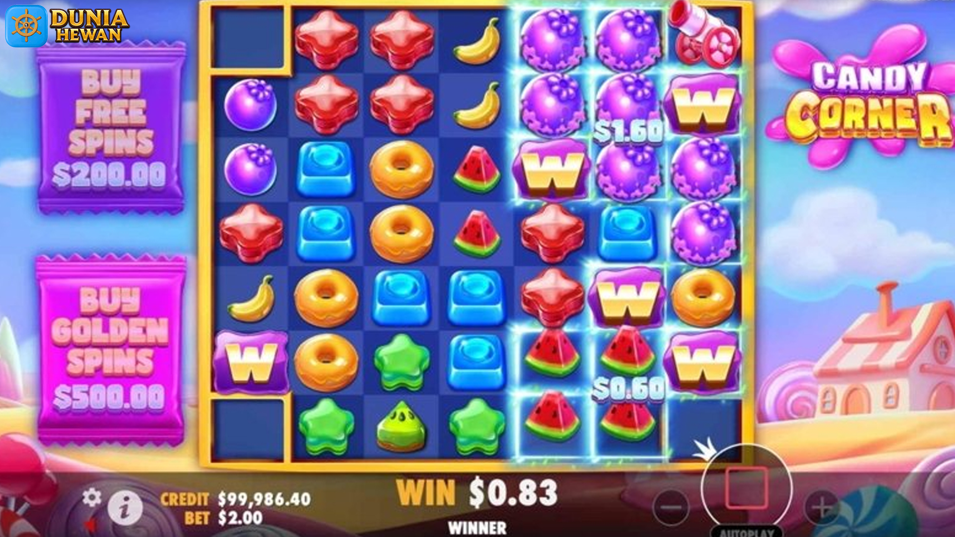 Candy Corner Hadir Dengan 5 Lapisan Grafis Yang Memikat