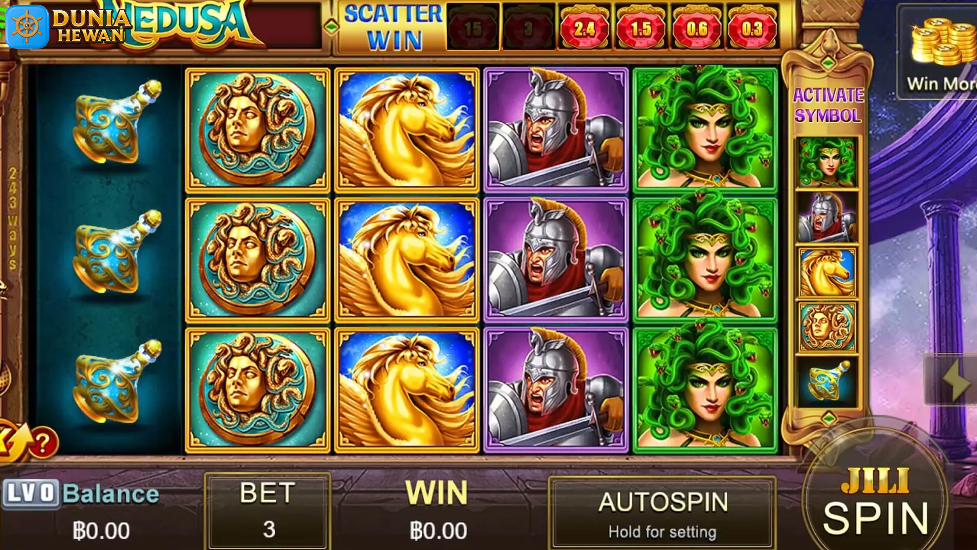 Siapa Sih Yang Ga Kenal Medusa Slot Dengan 4 Sensasi Baru Ini?